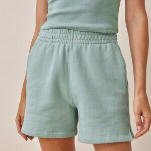 Reformation Brooks Classic Sweat Short - Celadon